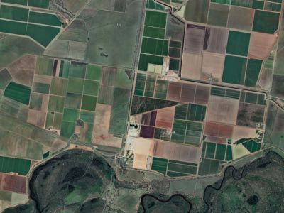 Google Earth image showing mixed cropping area involved in the Riverina prosecution