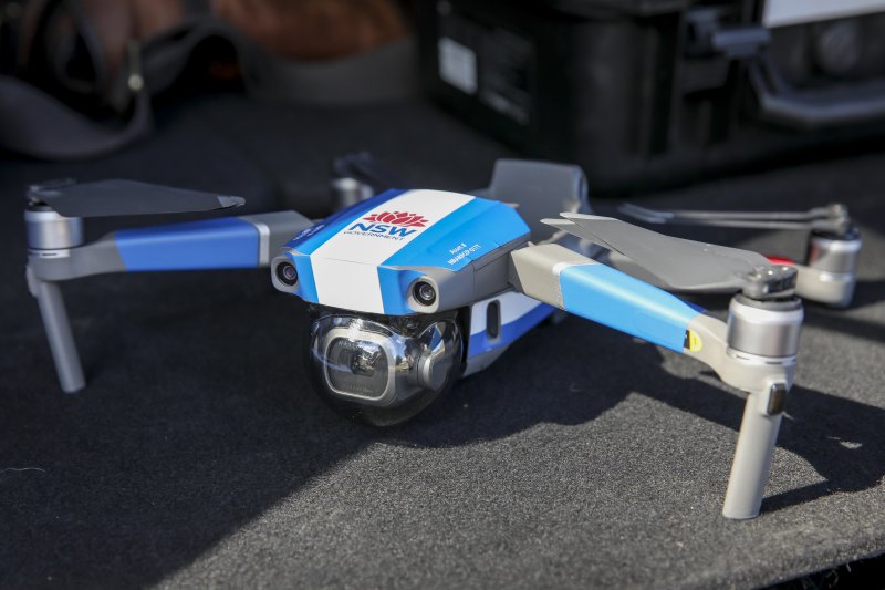 Close up image of an NRAR drone